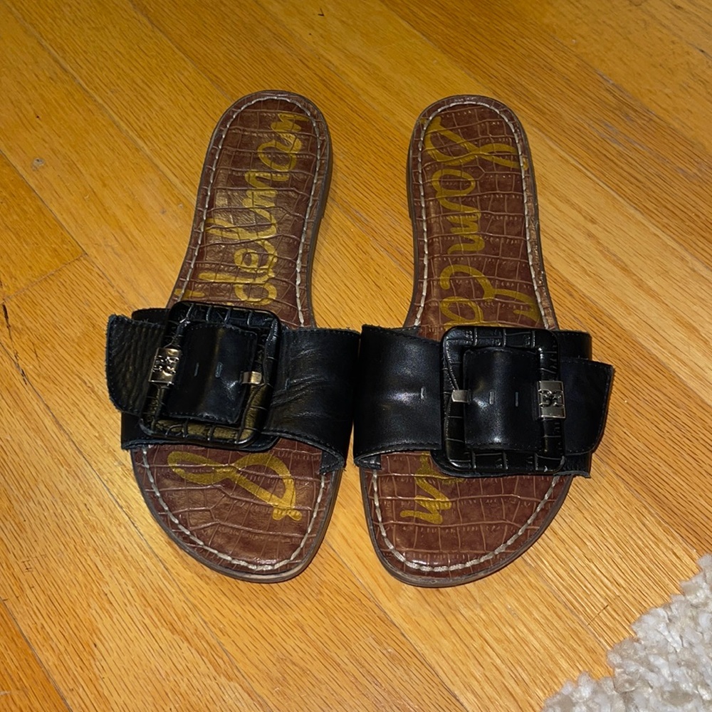 Sam Edelman Granada flat leather sandals